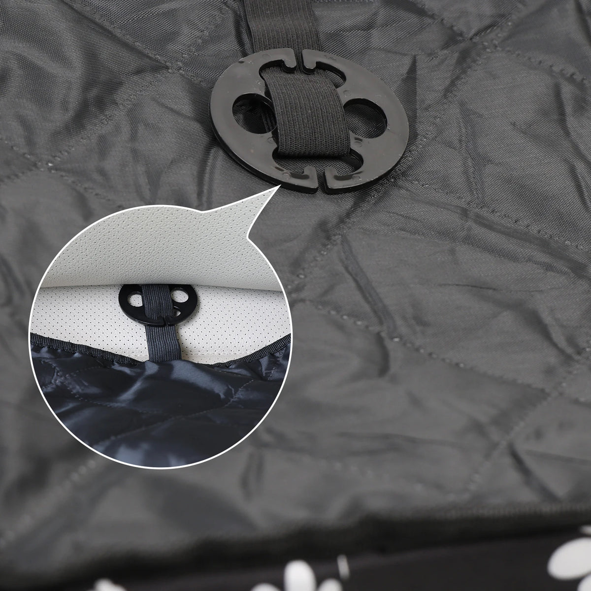 Pet Dog Car Seat with Storage Pockets Universal Pet Seat Cover for Small Medium Dogs Non-Slip Portable Travel Mat & Safety Bag