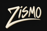 ZISMO logo concept in warm ivory and champagne gold on black